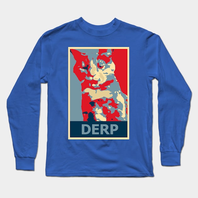 Derp Long Sleeve T-Shirt by LordSelrahc